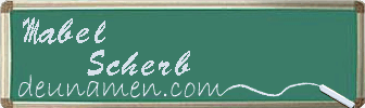 Mabel Scherb Visitenkarte